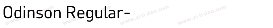 Odinson Regular字体转换